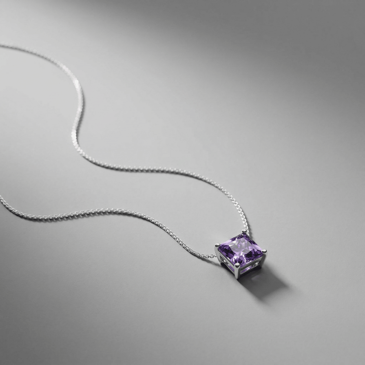 Améthys Royale Necklace - 925 Sterling Silver - Necklaces - Silvora