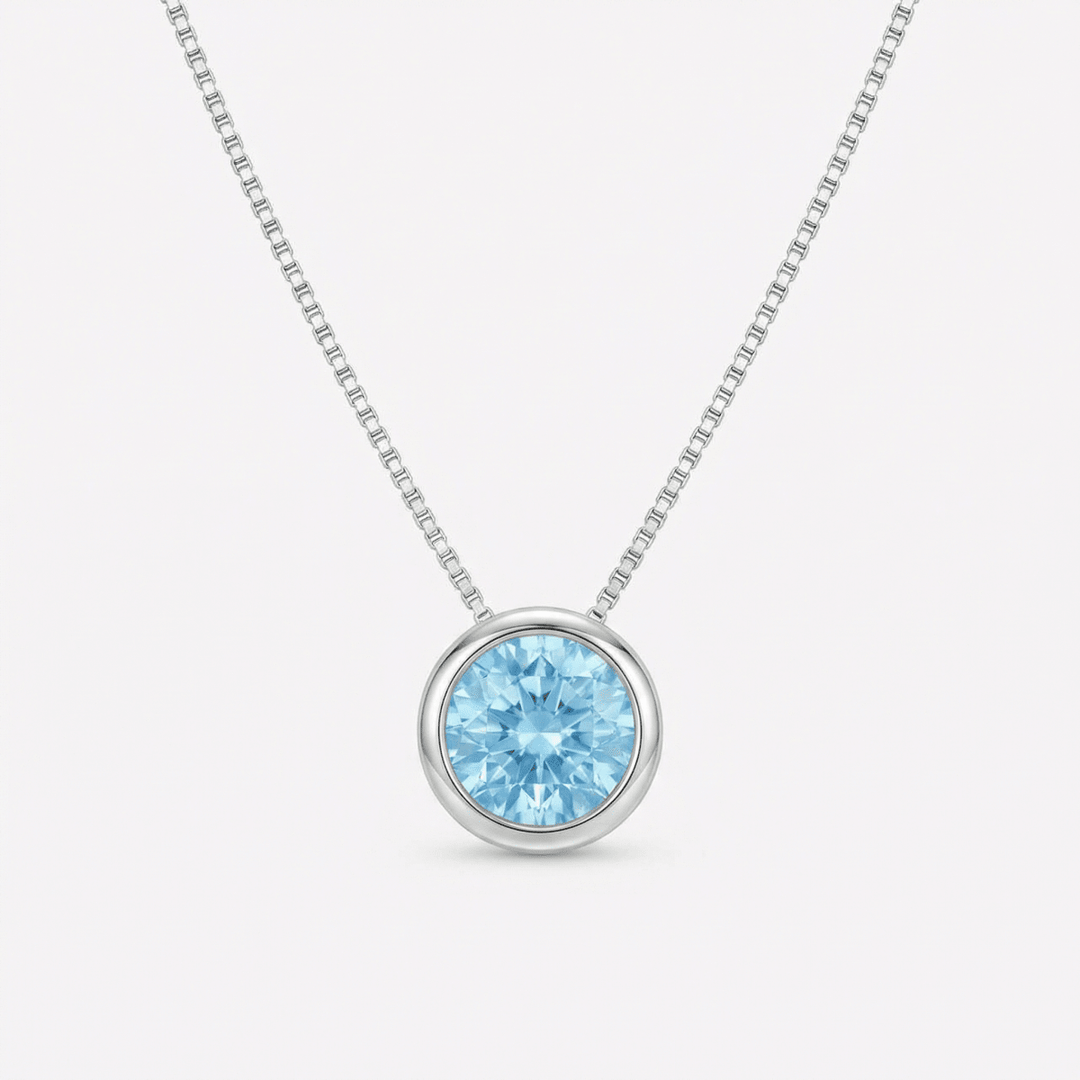 Aurelia Sky Necklace - 925 Sterling Silver - Necklaces - Silvora