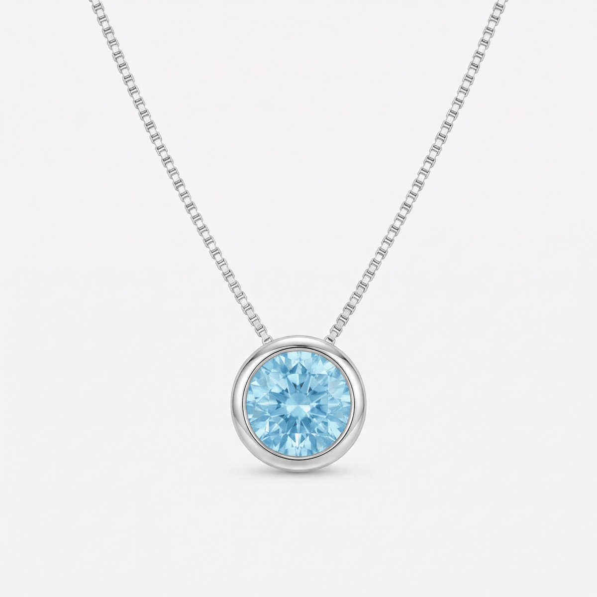 Aurelia Sky Necklace - 925 Sterling Silver - Necklaces - Silvora