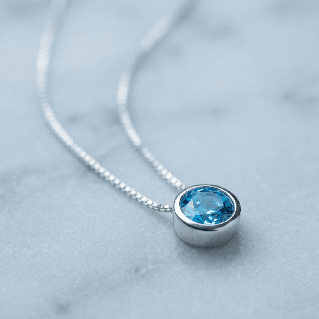 Aurelia Sky Necklace - 925 Sterling Silver - Necklaces - Silvora