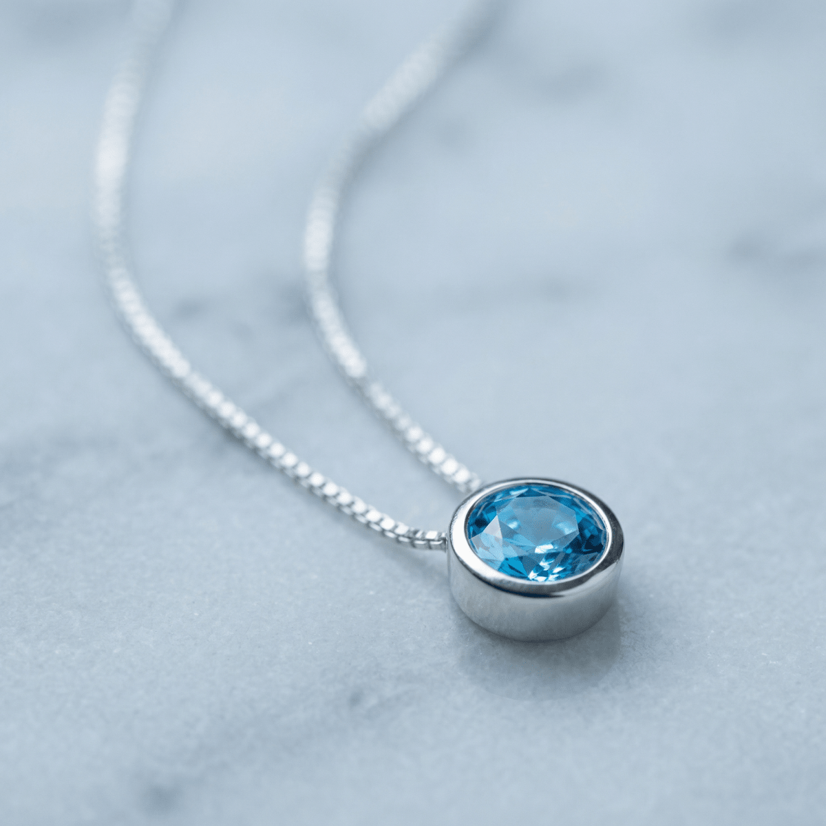 Aurelia Sky Necklace - 925 Sterling Silver - Necklaces - Silvora