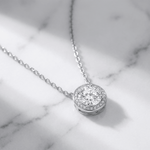 Aurelis Halo - 925 Sterling Silver - Necklaces - Silvora