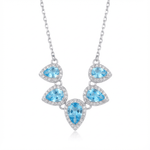 Azure Enchantment Necklace - Necklaces - silvoraeg