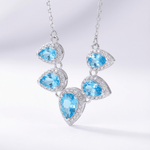 Azure Enchantment Necklace - Necklaces - silvoraeg