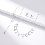 Celestial Moon Cubic Zirconia Set - Jewelry Sets - silvoraeg