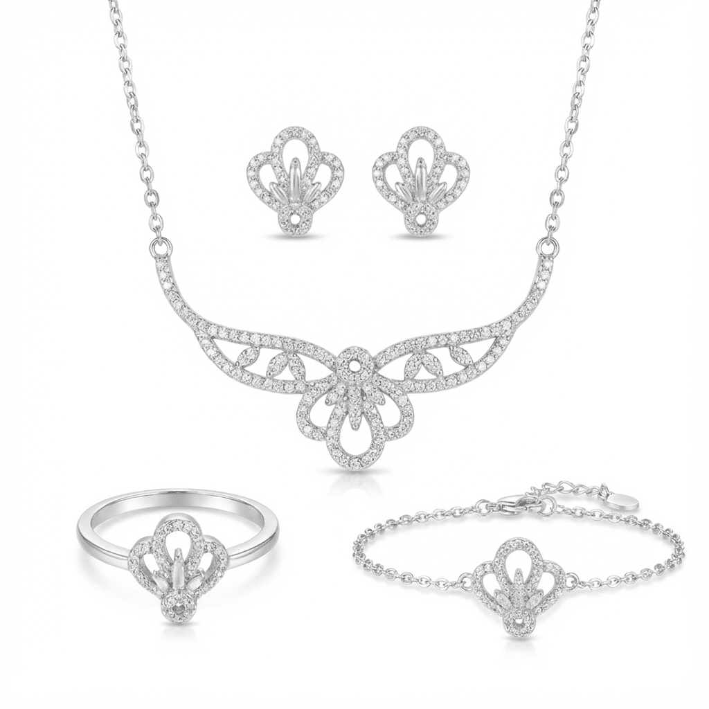 Crown Jewel Set - Jewelry Sets - silvoraeg