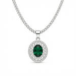 Elaréa Verde Necklace - 925 Sterling Silver - Necklaces - Silvora