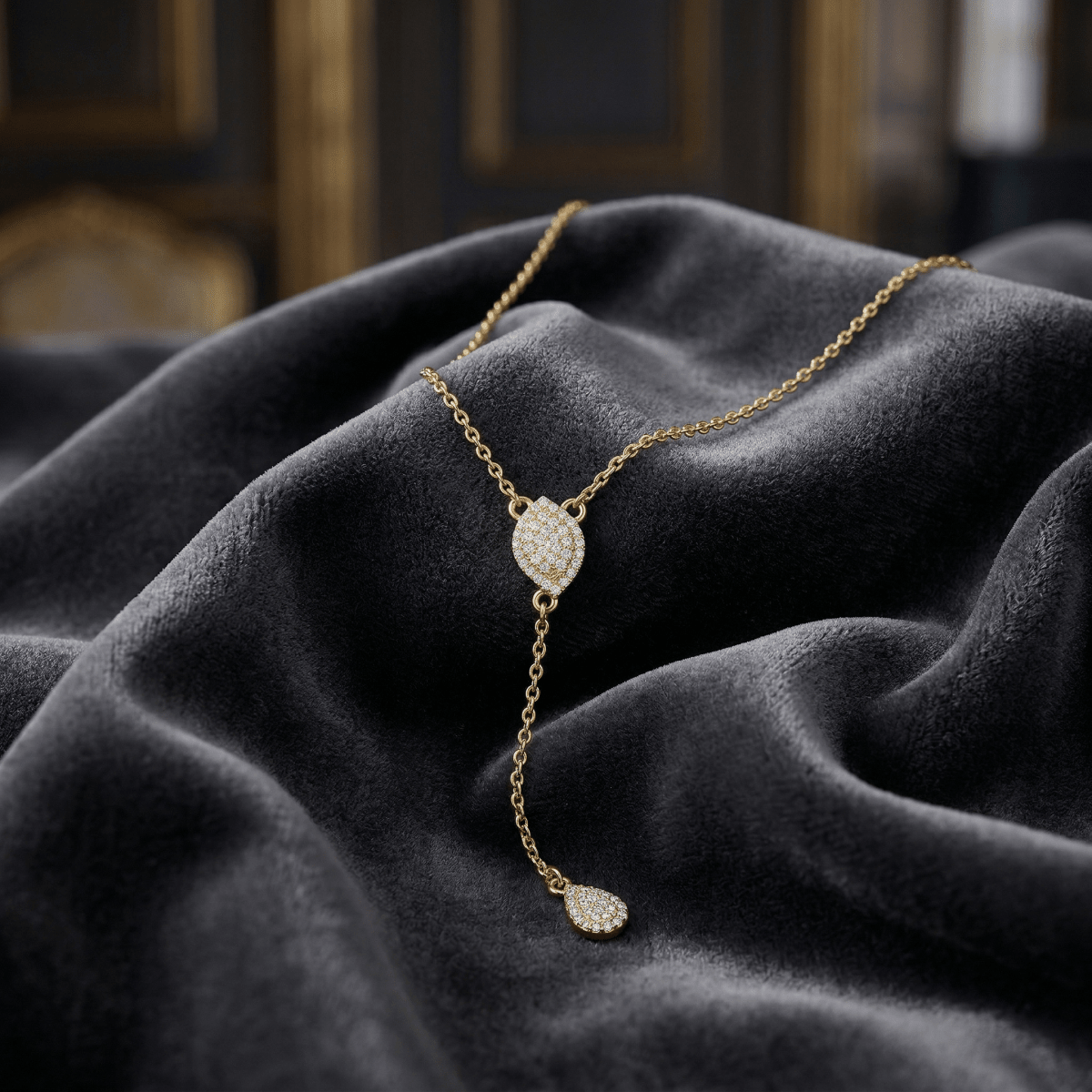 Elowen Drop Necklace - 925 Sterling Silver - Necklaces - Silvora