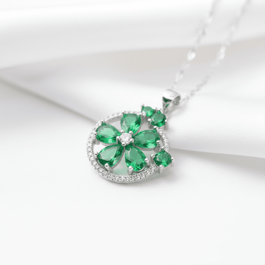 Emeralda Necklace - Necklaces - silvoraeg