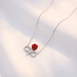 Infinity Rose Necklace - Necklaces - silvoraeg