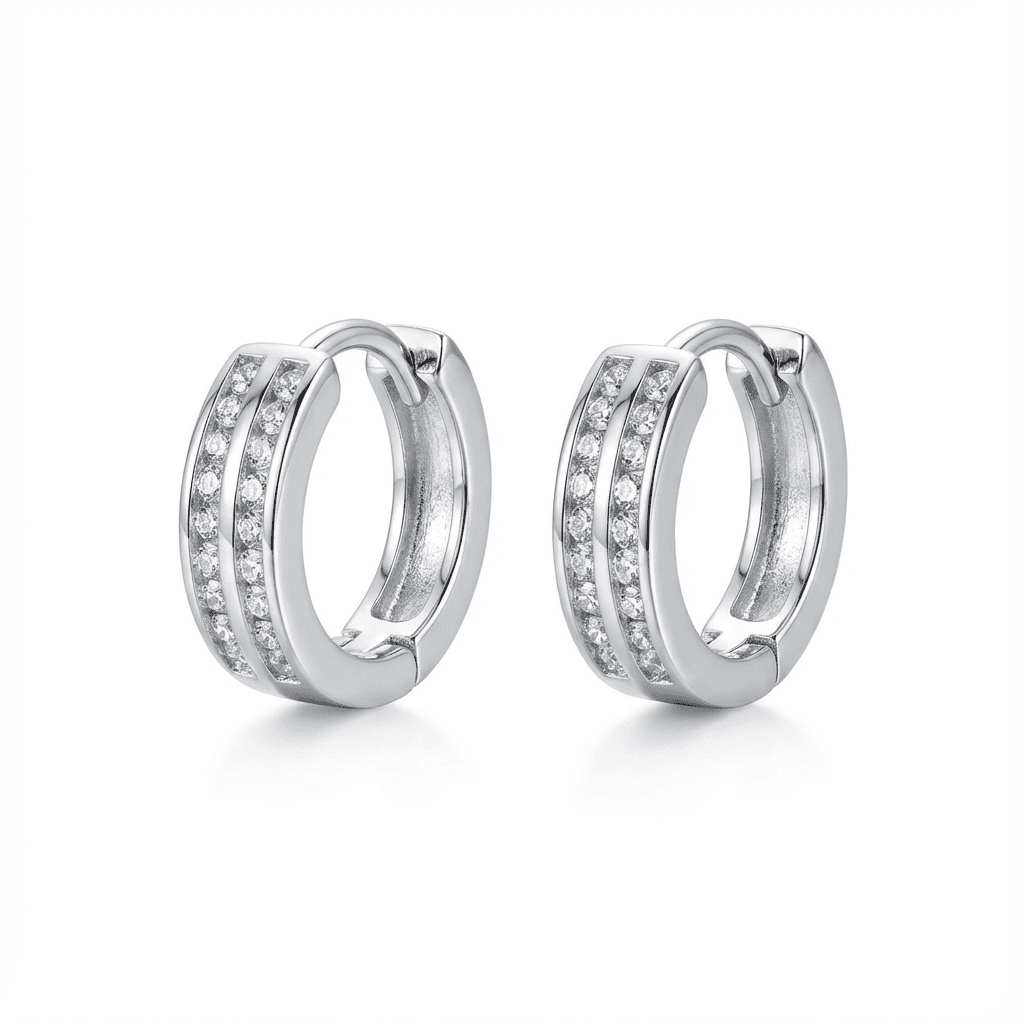 Linea Glow Hoop Earrings - Earrings - silvoraeg