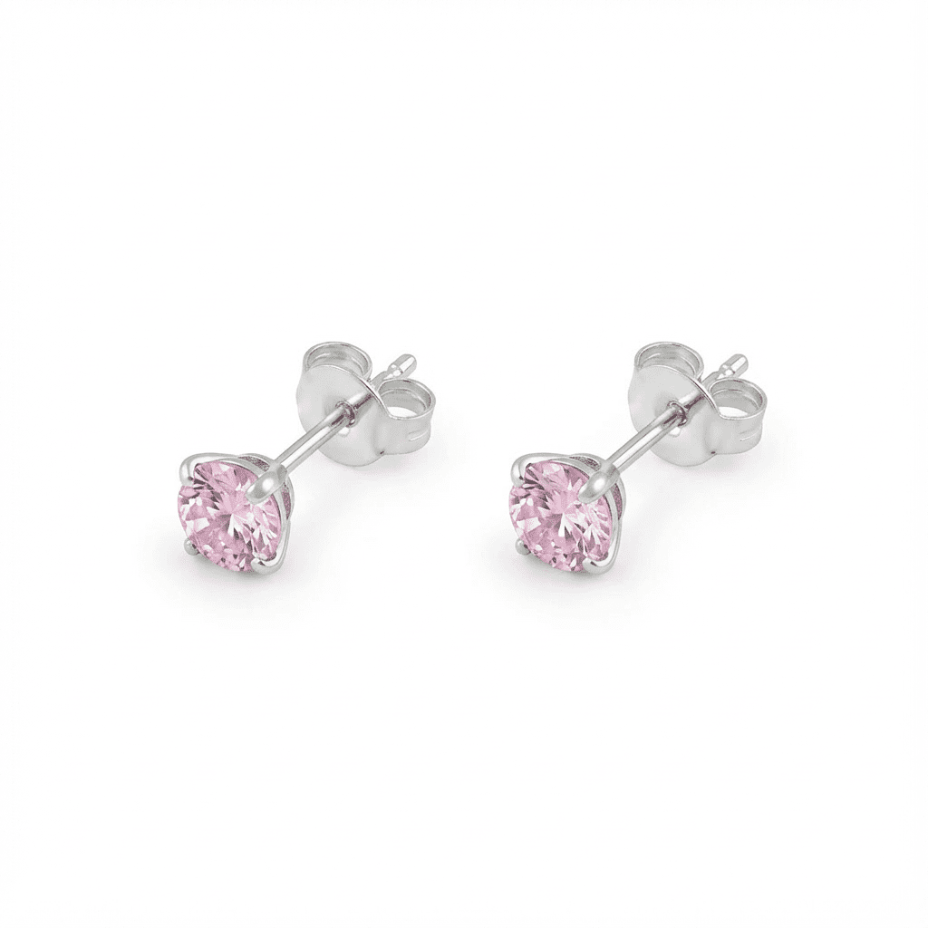 Luméa Solitaire Stud Earrings - Earrings - silvoraeg