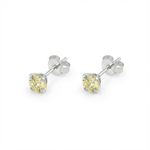 Luméa Solitaire Stud Earrings - Earrings - silvoraeg