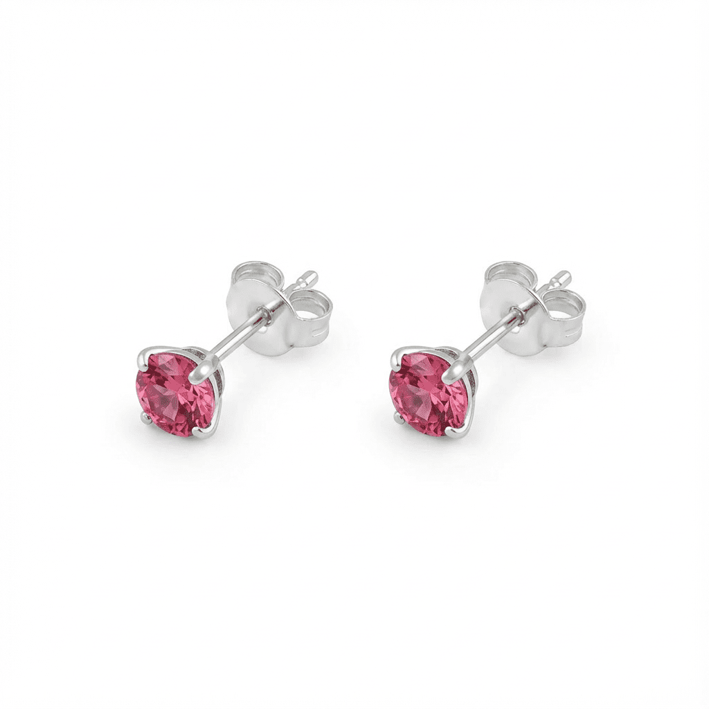 Luméa Solitaire Stud Earrings - Earrings - silvoraeg