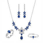 Midnight Bloom Set - Jewelry Sets - silvoraeg
