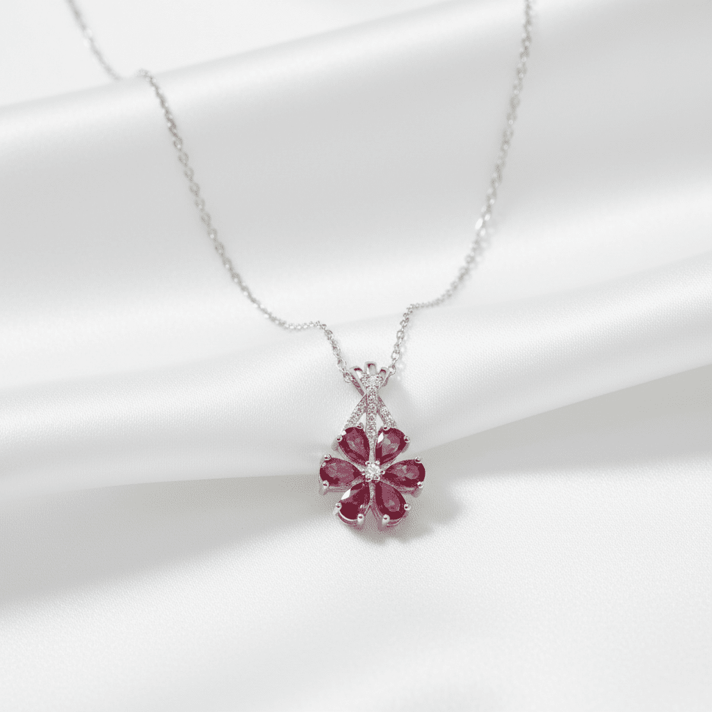 Petalia Necklace - Necklaces - silvoraeg