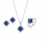 Regal Sapphire Set - Jewelry Sets - silvoraeg