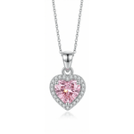 Rosé Amora Necklace - 925 Sterling Silver - Necklaces - Silvora
