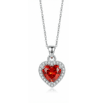 Rosé Amora Necklace - 925 Sterling Silver - Necklaces - Silvora