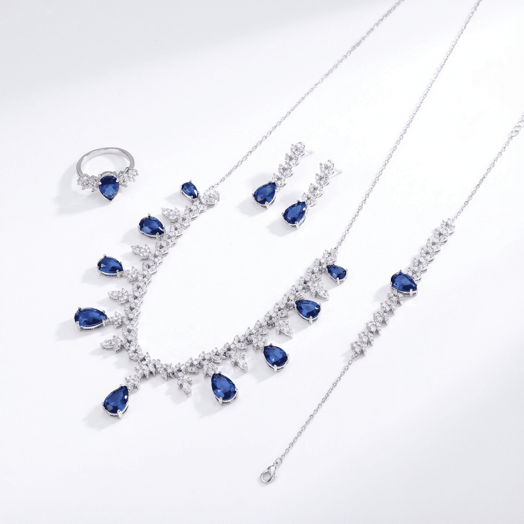 Royal Sapphire Set - Jewelry Sets - silvoraeg
