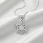 Soléara Filigree Necklace - 925 Sterling Silver - Necklaces - Silvora
