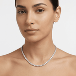 Stella Tennis Necklace - Necklaces - silvoraeg