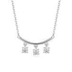 Trinity Spark Necklace - Necklaces - silvoraeg