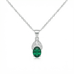 Velora Crown Pendant - 925 Sterling Silver - Necklaces - Silvora