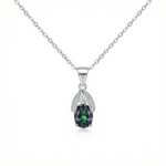 Velora Crown Pendant - 925 Sterling Silver - Necklaces - Silvora