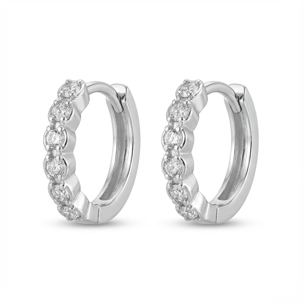 Véra Huggie Earrings - Earrings - silvoraeg